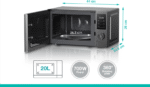 Gorenje mikrovalna pećnica MO20A3T4 Dimenzije